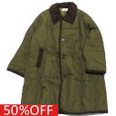 【子供服/ジュニア/アンディニー/undeny./キッズ/大人/女の子】 セール 【50%OFF】 あす楽 ステンカラー中綿コート カーキ(KH)