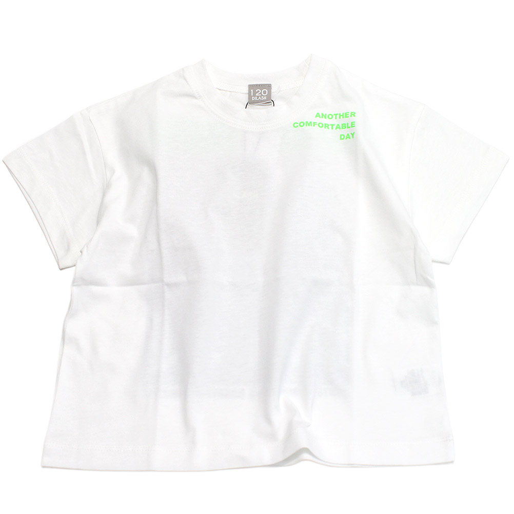 Rakuten - 【子ども服/ジュニア/DILASH/子供服/ディラッシュ】 フォトプリント半袖Tシャツ オフホワイト(OW)
