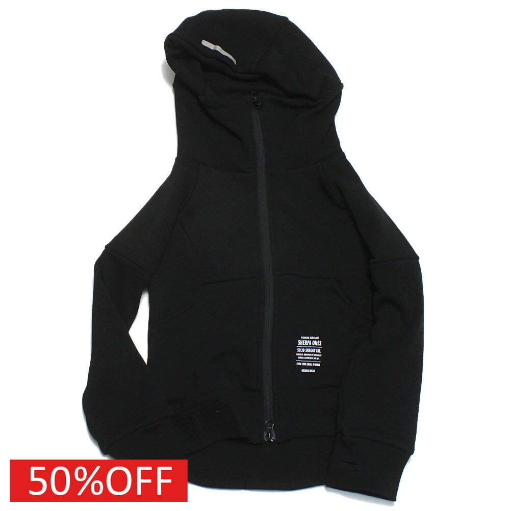 【ハイキング /highking/子供服/ジュニア/男の子/】 セール 【50%OFF】 stealth フーディー ブラック