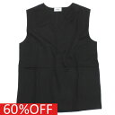 【子供服/ジュニア/アンディニー/undeny./キッズ/大人/女の子】 セール 【60%OFF】 ポンチベスト ブラック(BK)