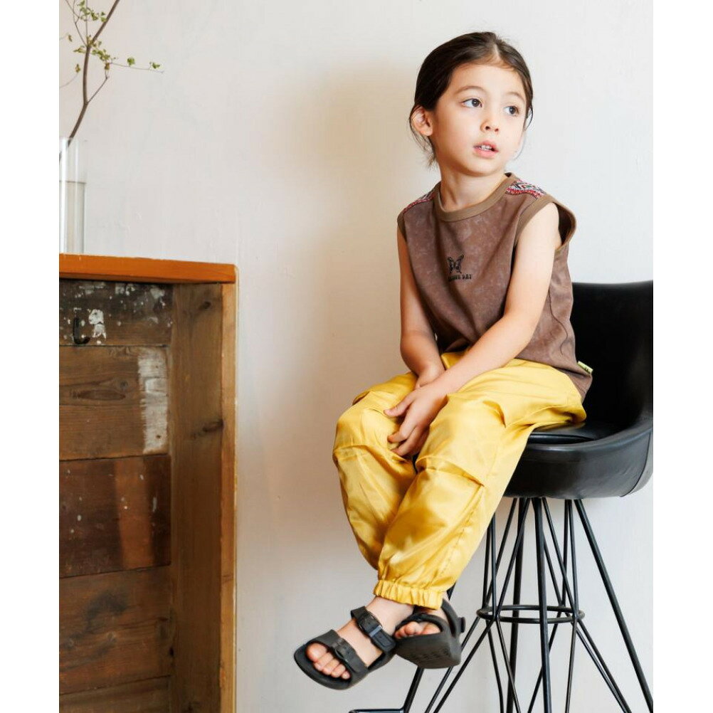 【子供服/makeyourday/ベビー/メイクユアデイ/キッズ/ジュニア】 セール 【60%OFF】 ムラゾメチロリアンタンクトップ ブラウン(BR) millibar-10540169 子供服ミリバール サンプル画像2