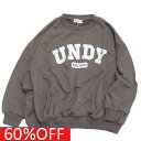 【子供服/ジュニア/アンディニー/undeny./キッズ/大人/女の子】 セール 【60%OFF】 UNDY タックプルオーバー アッシュグレー(AG)