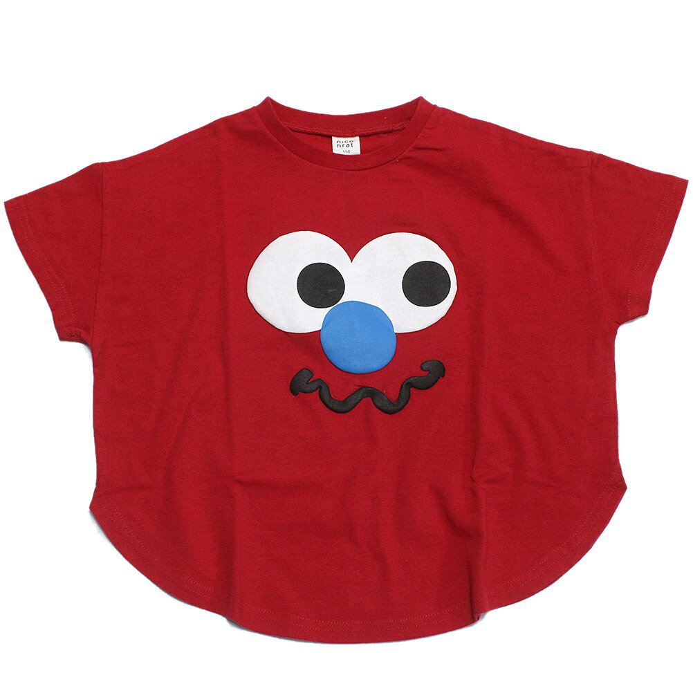 樂天商城 - 【ニコフラート/子供服/nicohrat/キッズ服】 モンスターなりきり Tシャツ レッド(RE)