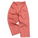 【子供服/デニムダンガリー/DENIM DUNGAREE/親子/デニム&ダンガリー/DD】 PE/Cツイル センタープレス PN 45LOR淡オレンジ