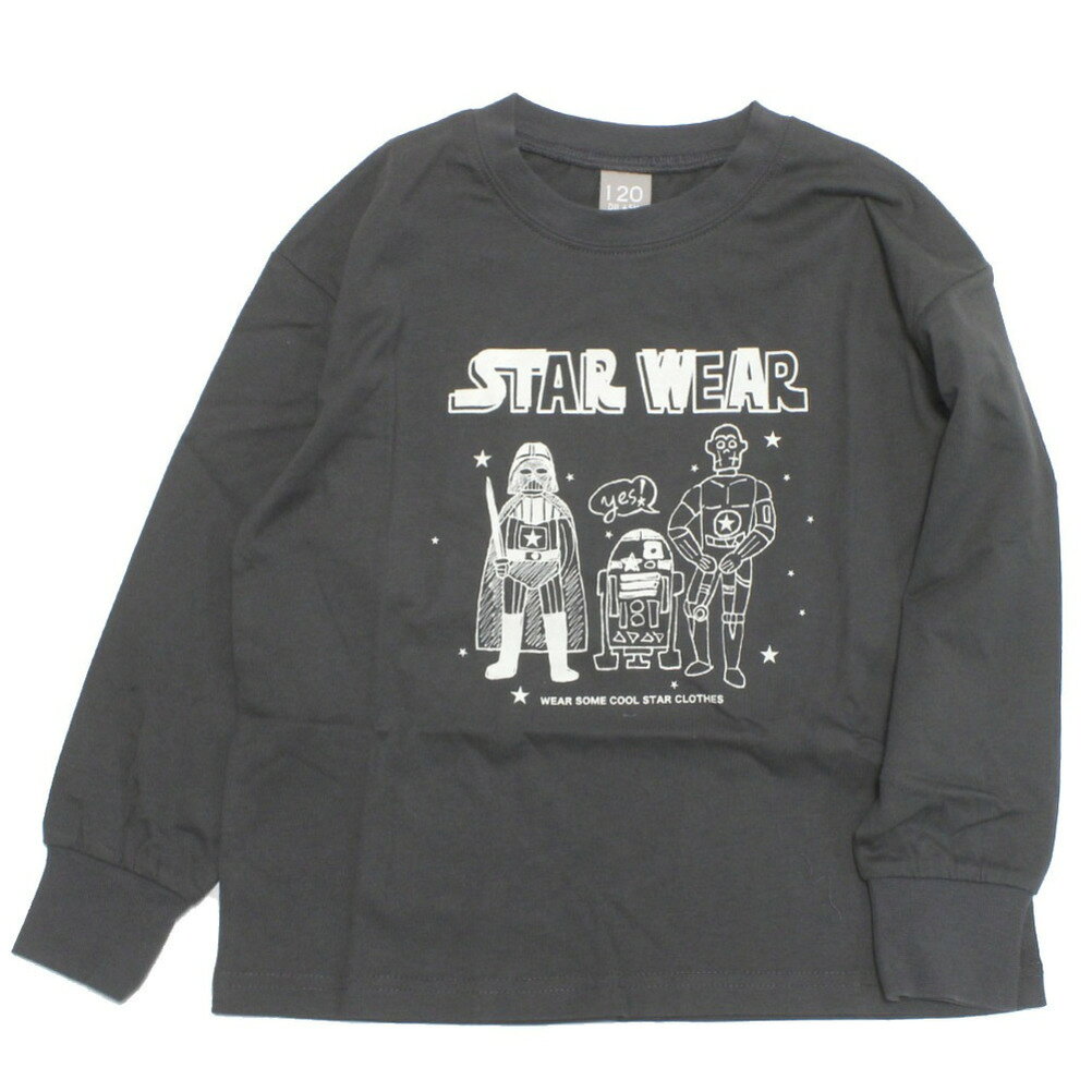 “ディラッシュ”のSTARWEARロンT・パロディ風イラストデザインの長袖Tシャツ・軽やかな天竺素材を使用・袖はリブ仕様・デイリー使いしやすいアイテム本体　綿100%リブ　綿95%　ポリウレタン5%オフホワイト(OW)関連キーワード:子供服 キッズ トドラー ジュニア Jr 男子 男児 男の子 女子 女児 女の子 ガールズ ボーイズ ユニセックス きょうだい 兄弟 姉妹 リンクコーデ お揃い チャコール(CH) 110cm 120cm 130cm 140cm dil26au008トップ&nbsp;>&nbsp;ブランド一覧&nbsp;>&nbsp;タ&nbsp;>&nbsp;ディラッシュ(DILASH)トップ&nbsp;>&nbsp;アイテム一覧&nbsp;>&nbsp;トップス&nbsp;>&nbsp;長袖Tシャツ(七分袖)トップ&nbsp;>&nbsp;ボーイズ・ユニセックス&nbsp;>&nbsp;トップス&nbsp;>&nbsp;長袖Tシャツ(七分袖)トップ&nbsp;>&nbsp;新着一覧サイズ(cm)110120130140着丈(BC)42454852身幅39414244ゆき丈5157.56166採寸結果は全てセンチ表記です。商品により多少の誤差がございます。目安とお考え下さい。※BCはバックセンター（首から裾までの後中心）です。※SNPはサイドネックポイント（肩から裾までの直線で計測した長さ）です。生地の透け感なしあり生地の厚み薄手普通厚手生地の伸縮性なしややありありa138a