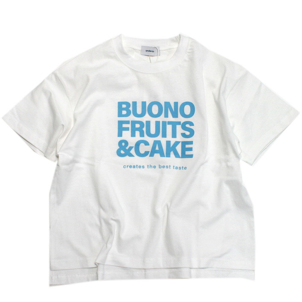 Rakuten - 【子供服/ジュニア/アンディニー/undeny./キッズ/大人/女の子】 FRUITS ＆ CAKE Tシャツ ホワイト(WH)