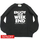 【ハイキング /highking/子供服/ジュニア/男の子/】 セール 【50%OFF】 enjoy スウェット ブラック