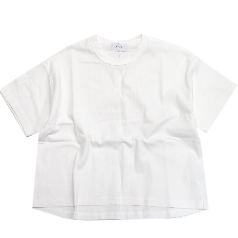 【FOV/フォブ/こども服/キッズ/親子/カジュアル】 PLAIN Tシャツ ホワイト(WH)