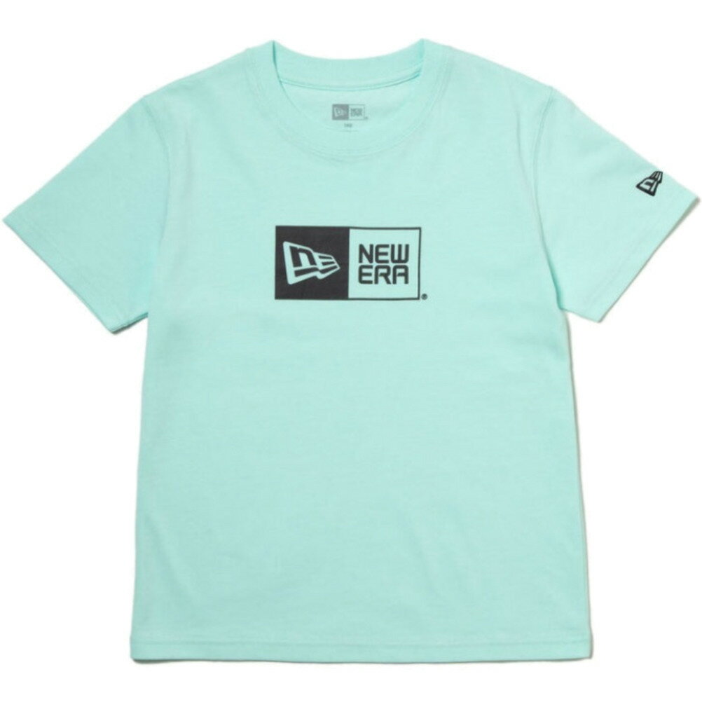樂天商城 - 【NEWERA/キッズ/帽子/ニューエラ】 YOUTH BOX LOGO SS CT TEE セレストブルー