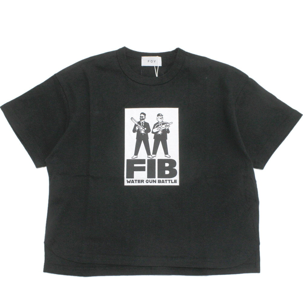 樂天商城 - 【FOV/フォブ/こども服/キッズ/親子/カジュアル】 FIB Tシャツ ブラック(BK)