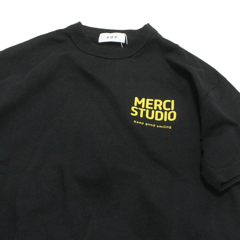 【FOV/フォブ/こども服/キッズ/親子/カジュアル】 MERCI プルオーバー【3月入荷予定】 ブラック(BK)