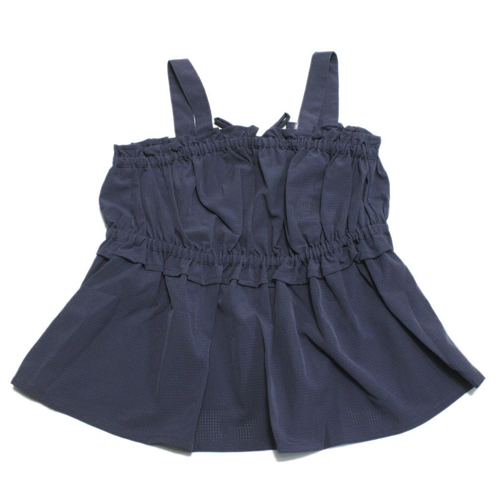 【ニードルワークス/ジュニア服/NEEDLEWORKS】 【NeWo】フリルビスチェ ネイビー