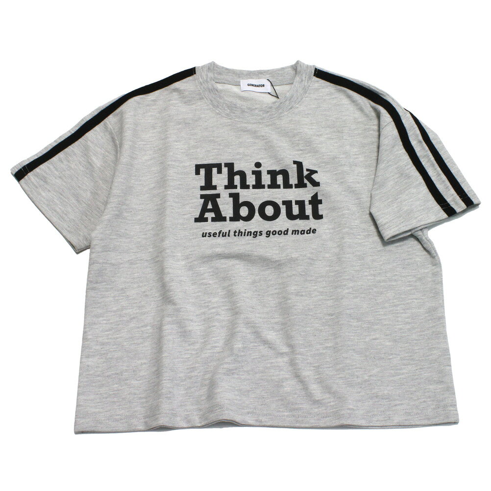 【ジェネレーター/子供服/GENERATOR/ジュニア 】 Think About 袖ラインプルオーバ...