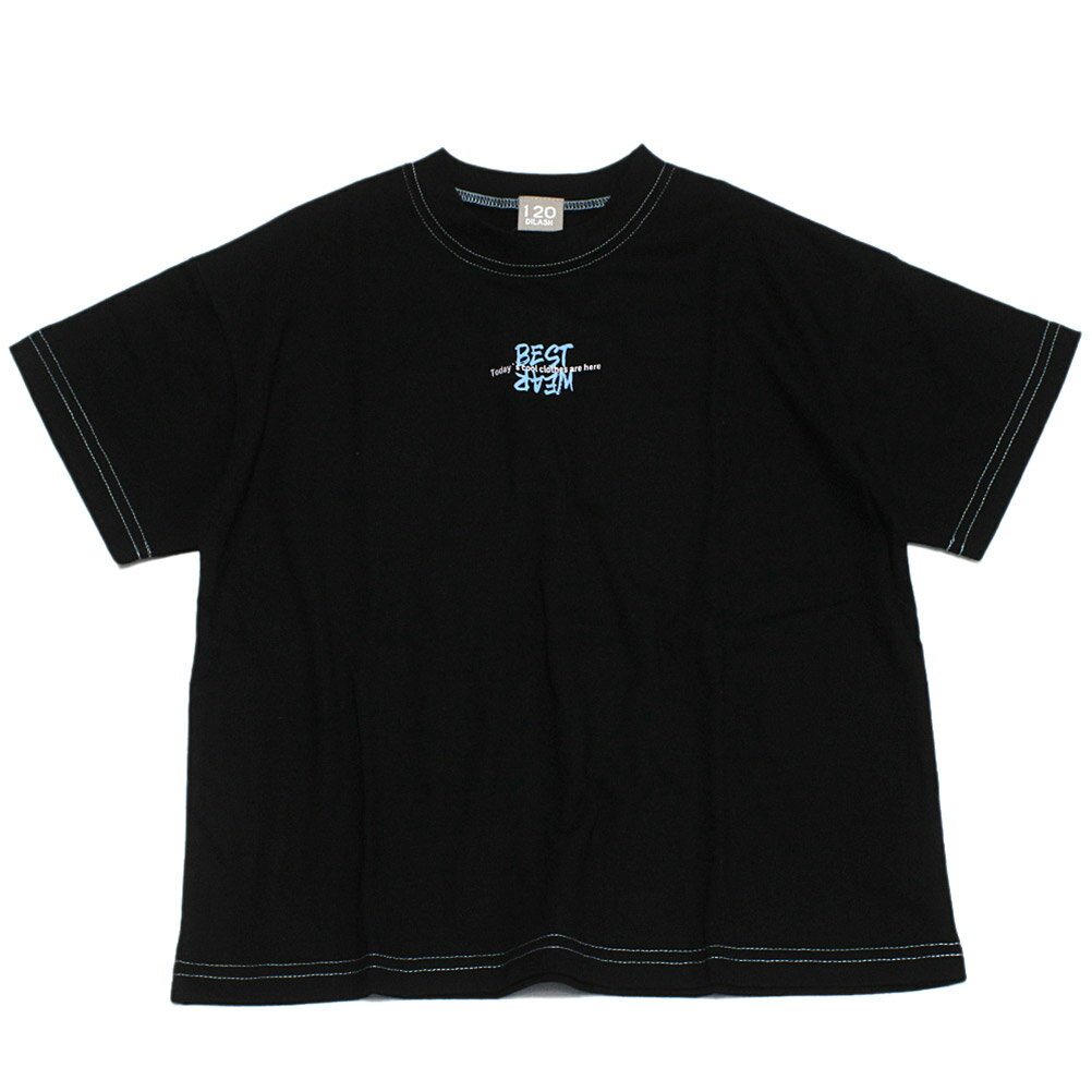 Rakuten - 【子ども服/ジュニア/DILASH/子供服/ディラッシュ】 ストリート半袖Tシャツ ブラック(BK)