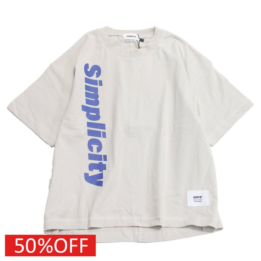 T-Shirts （Half Sleeves） - 【ジェネレーター/子供服/GENERATOR/ジュニア 】 セール 【50%OFF】 Simplicity 切り替え Tシャツ サンド(SD)