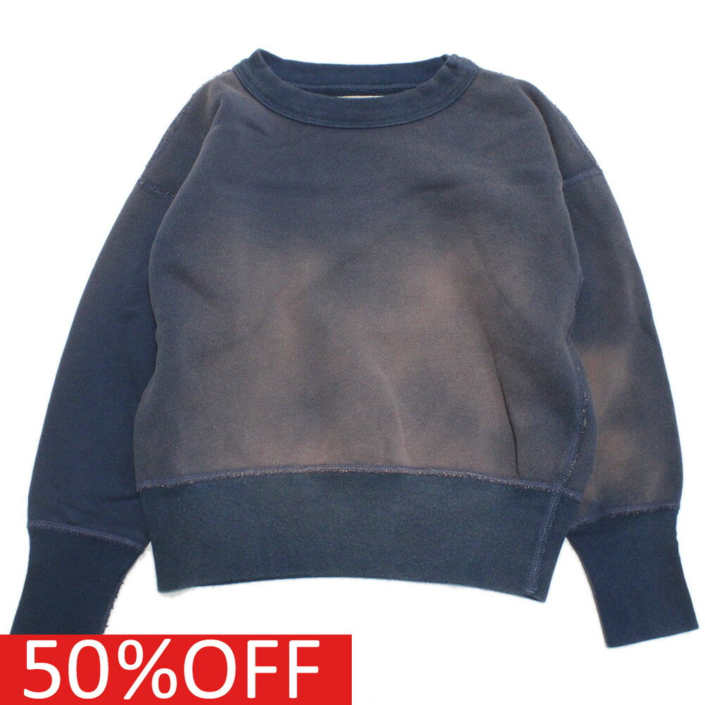 楽天子供服ミリバール【ゴートゥーハリウッド GO TO HOLLYWOOD/子供服/親子】 セール 【50％OFF】 あす楽 フェード ビンテージ スウェット 4NV紺