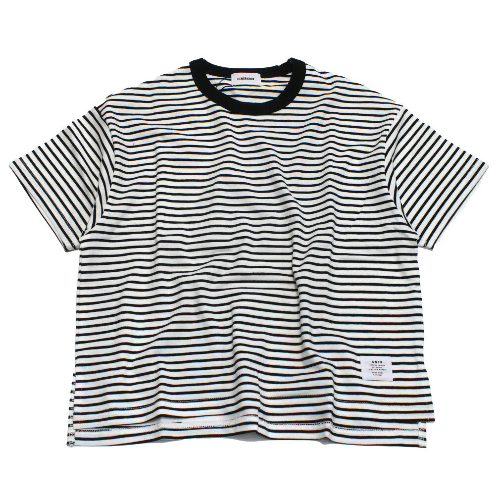 Rakuten - 【ジェネレーター/子供服/GENERATOR/ジュニア 】 ボーダーTシャツ ホワイト(WH)