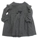 【1+in the family ワンモアインザファミリー ベビー服】 INDAワンピース グレー(GRAY)