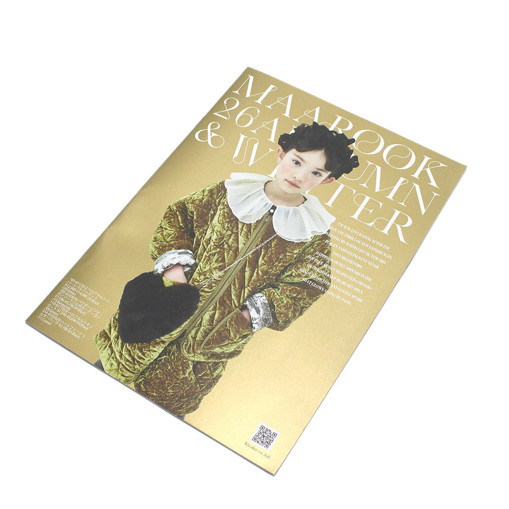 【マルーク/maarook/ベビー服/子供服/Wonder apartment】 2026秋冬カタログ ONE