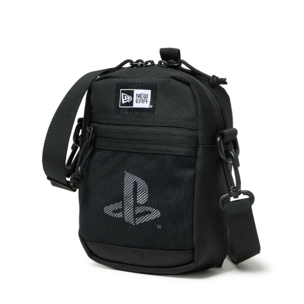樂天商城 - 【New Era メンズ キャップ 帽子 ニューエラ】 PLAYSTATION SHOULDER POUCH(1.7L) ブラック