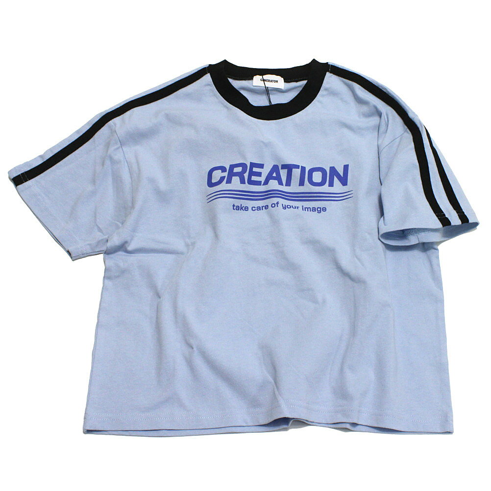 樂天商城 - 【ジェネレーター/子供服/GENERATOR/ジュニア 】 CREATION Tシャツ サックス(SA)