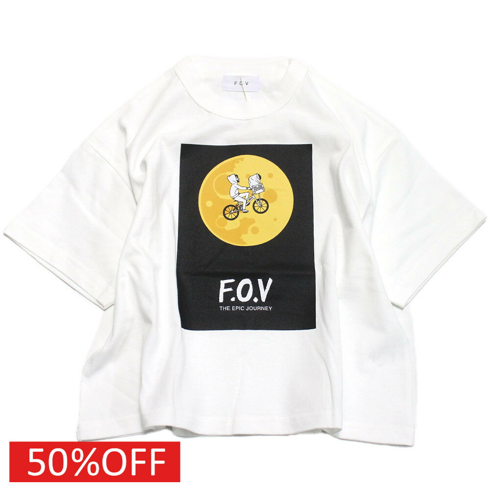 【FOV/フォブ/こども服/キッズ/親子/カジュアル】 セール 【50%OFF】 EPIC JOURNEY Tシャツ ホワイト(WH)