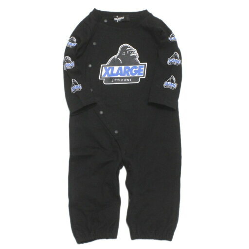 【エクストララージキッズ/エックスラージ/子供服/XLARGE KIDS】 袖OGプリント長袖2WAYオール クロ(80) 【エクストララージキッズ/エックスラージ/子供服/XLARGE KIDS】 袖OGプリント長袖2WAYオール クロ(80)