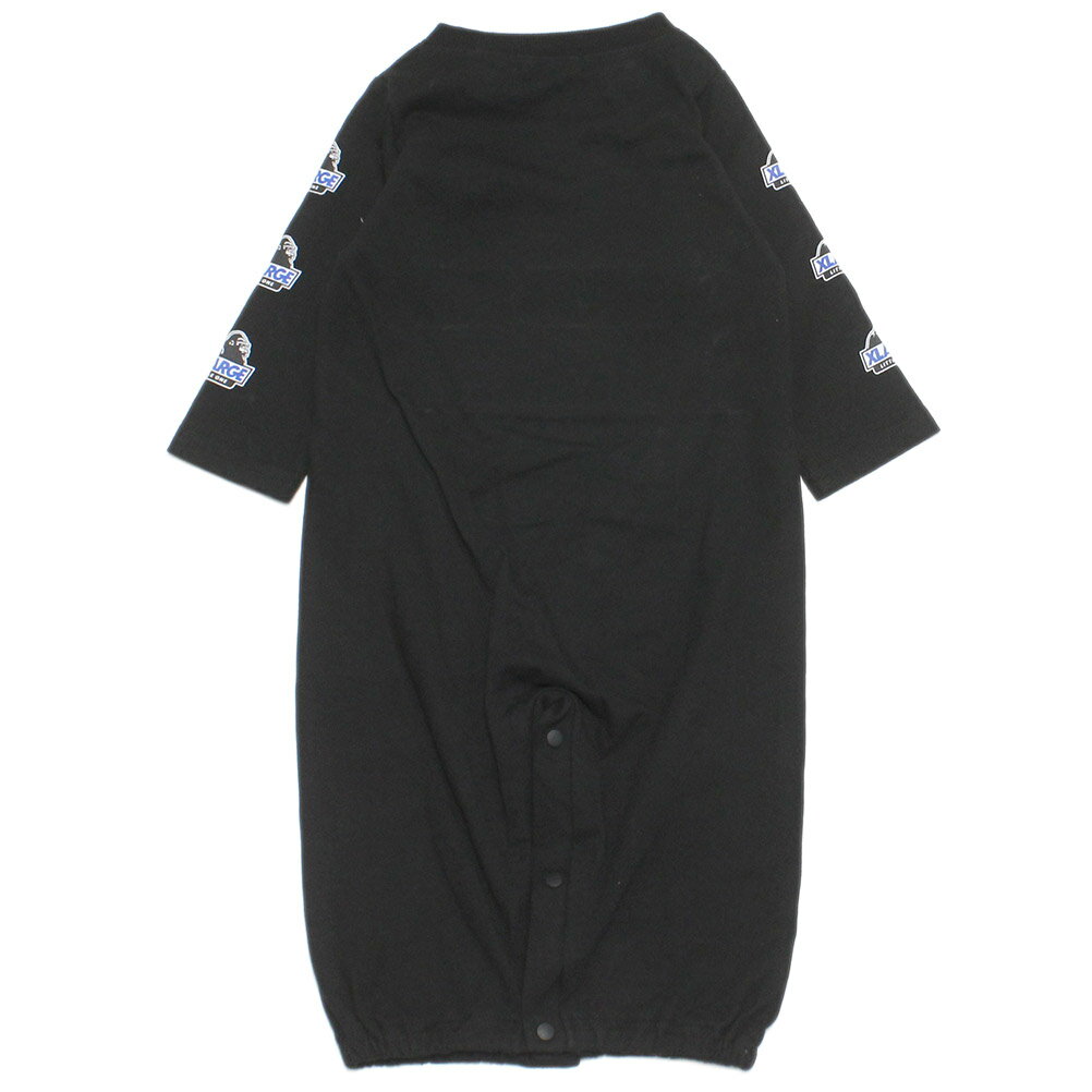 【エクストララージキッズ/エックスラージ/子供服/XLARGE KIDS】 袖OGプリント長袖2WAYオール クロ(80)