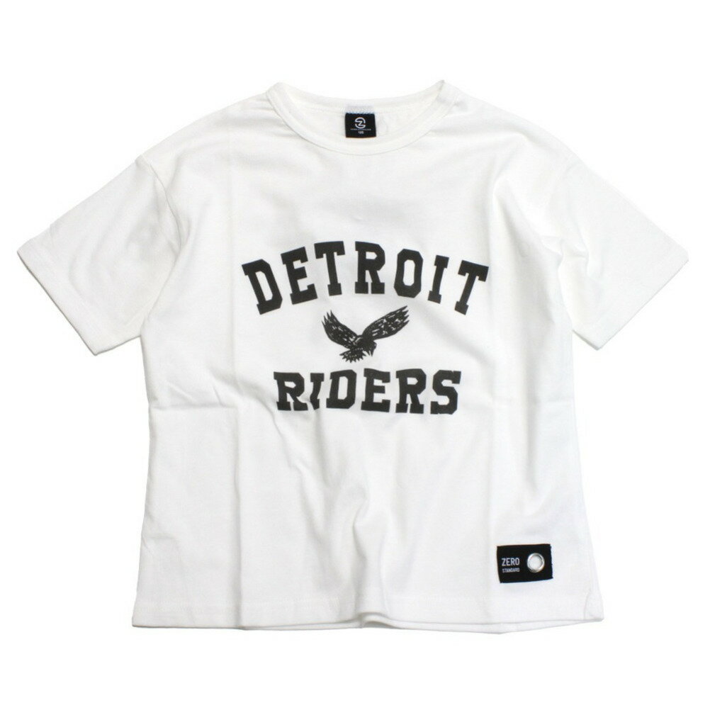 Rakuten - 【ZERO standard/子供服/ゼロスタンダード】 DETROIT RIDERS Tシャツ オフホワイト(OW)