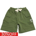 【ジェネレーター/子供服/GENERATOR/ジュニア 】 セール 【30%OFF】 MILIS カーゴハーフショーツ カーキ(KH)