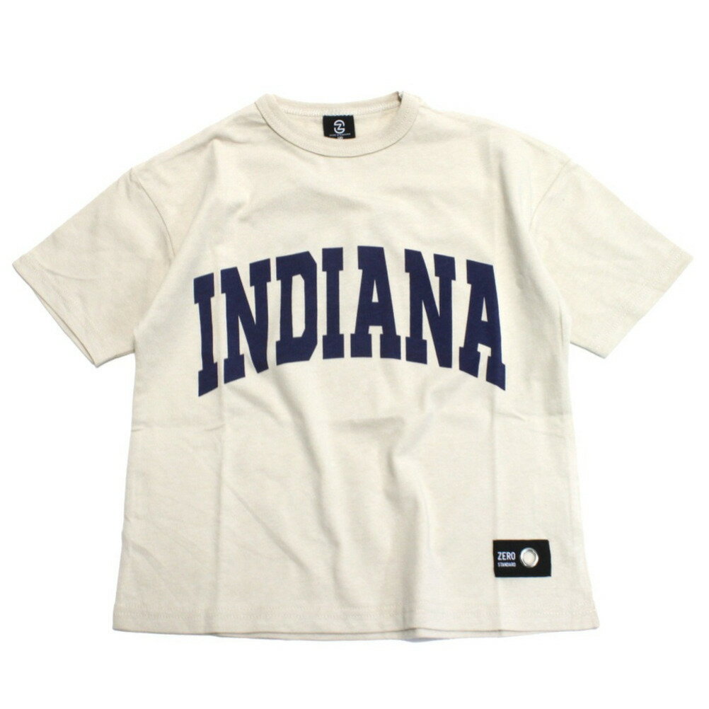 【ZERO standard/子供服/ゼロスタンダード】 INDIANA Tシャツ アイボリー(IV)