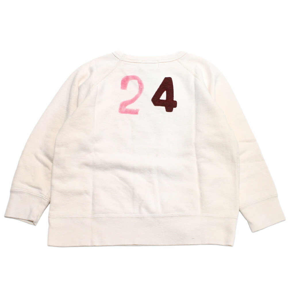 【子供服/デニムダンガリー/DENIM DUNGAREE/親子/デニム＆ダンガリー/DD】 セール 【50%OFF】 ビンテージウラケ 24 スウェット 1W白