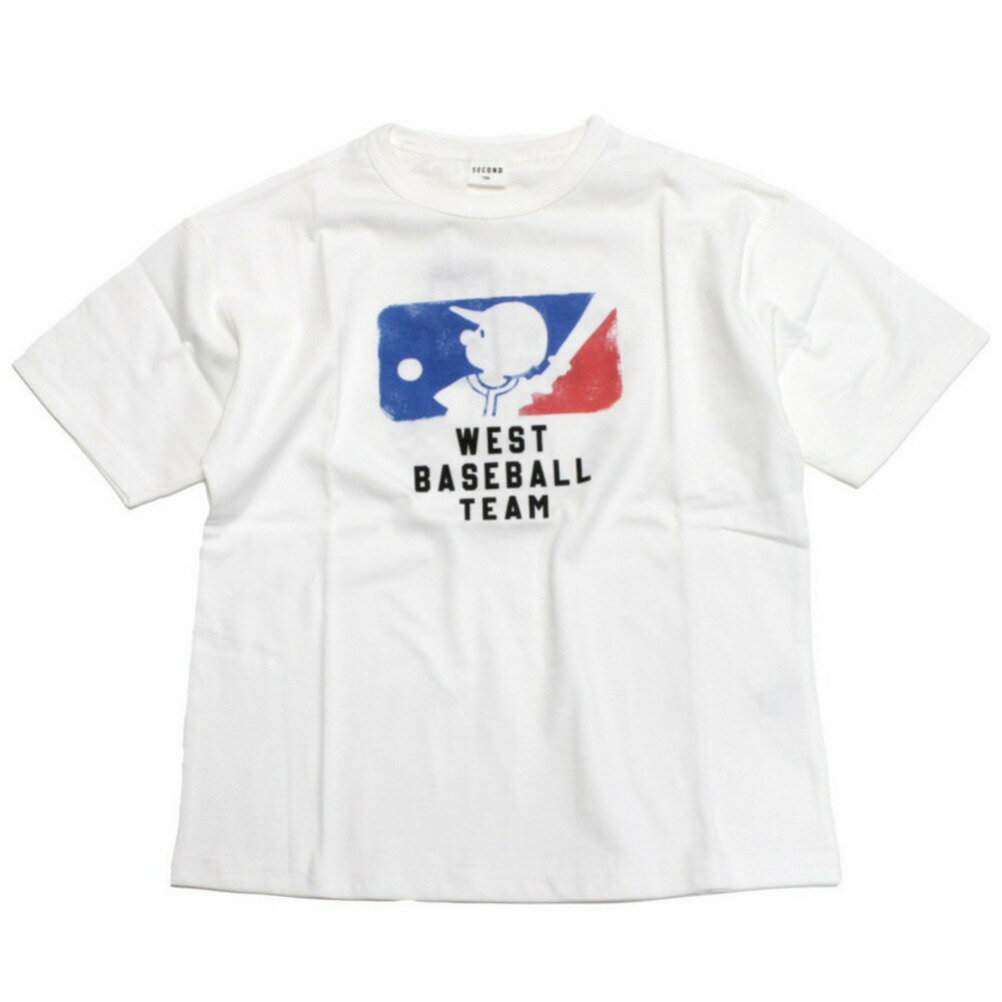 其它 - 【SECONDセカンド/子供服/アウトドア/カジュアル/キッズ/ジュニア】 BASEBALL TEAM Tシャツ オフホワイト(OW)