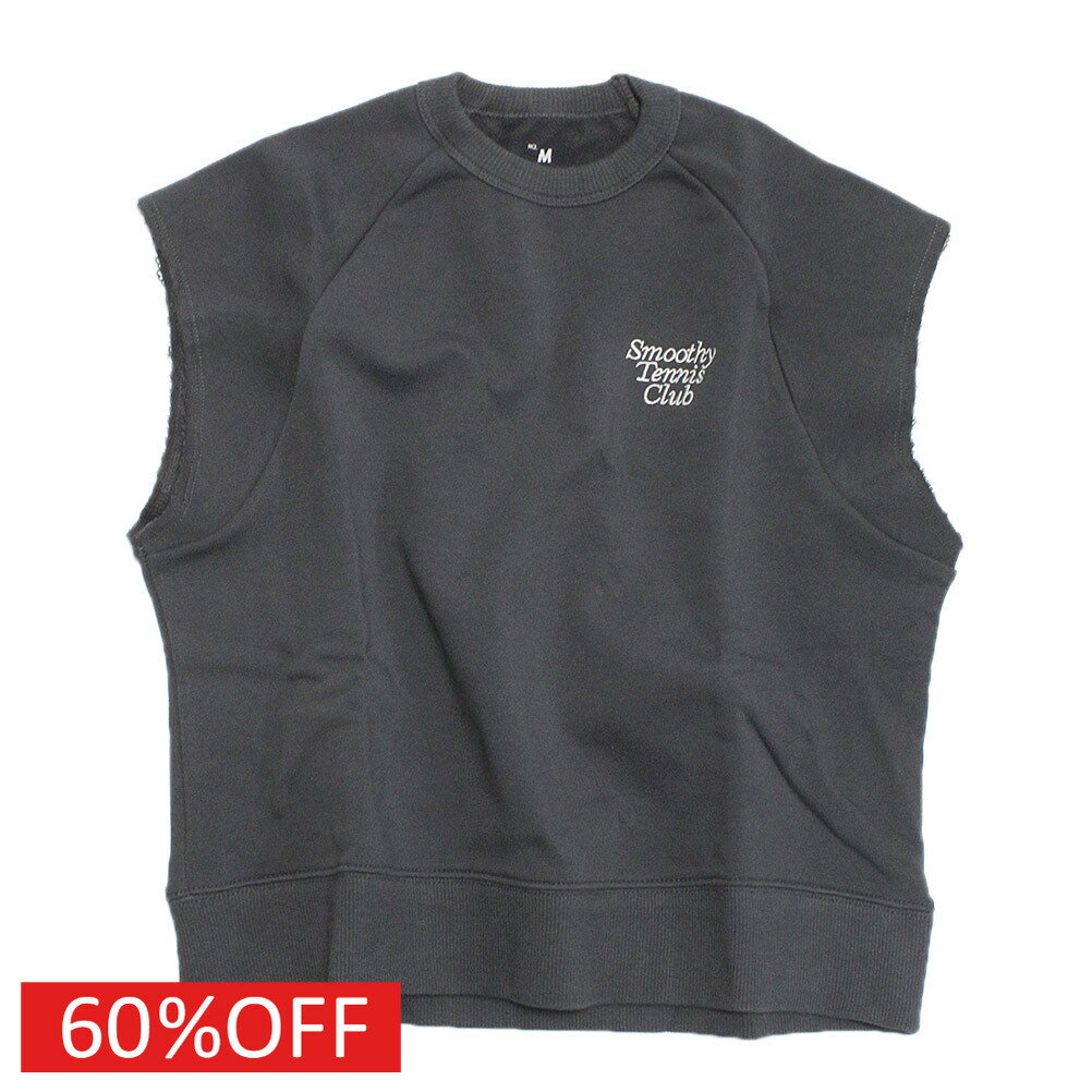 【スムージー/SMOOTHY/ジュニア/子供服/キッズ】 セール 【60%OFF】 ノースリーブカットオフスウェット チャコール