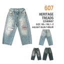 【子供服/デニムダンガリー/DENIM DUNGAREE/親子/デニム&ダンガリー/DD】 12ozHOME MADEデニム リメイク PN【9月入荷予定】 4...