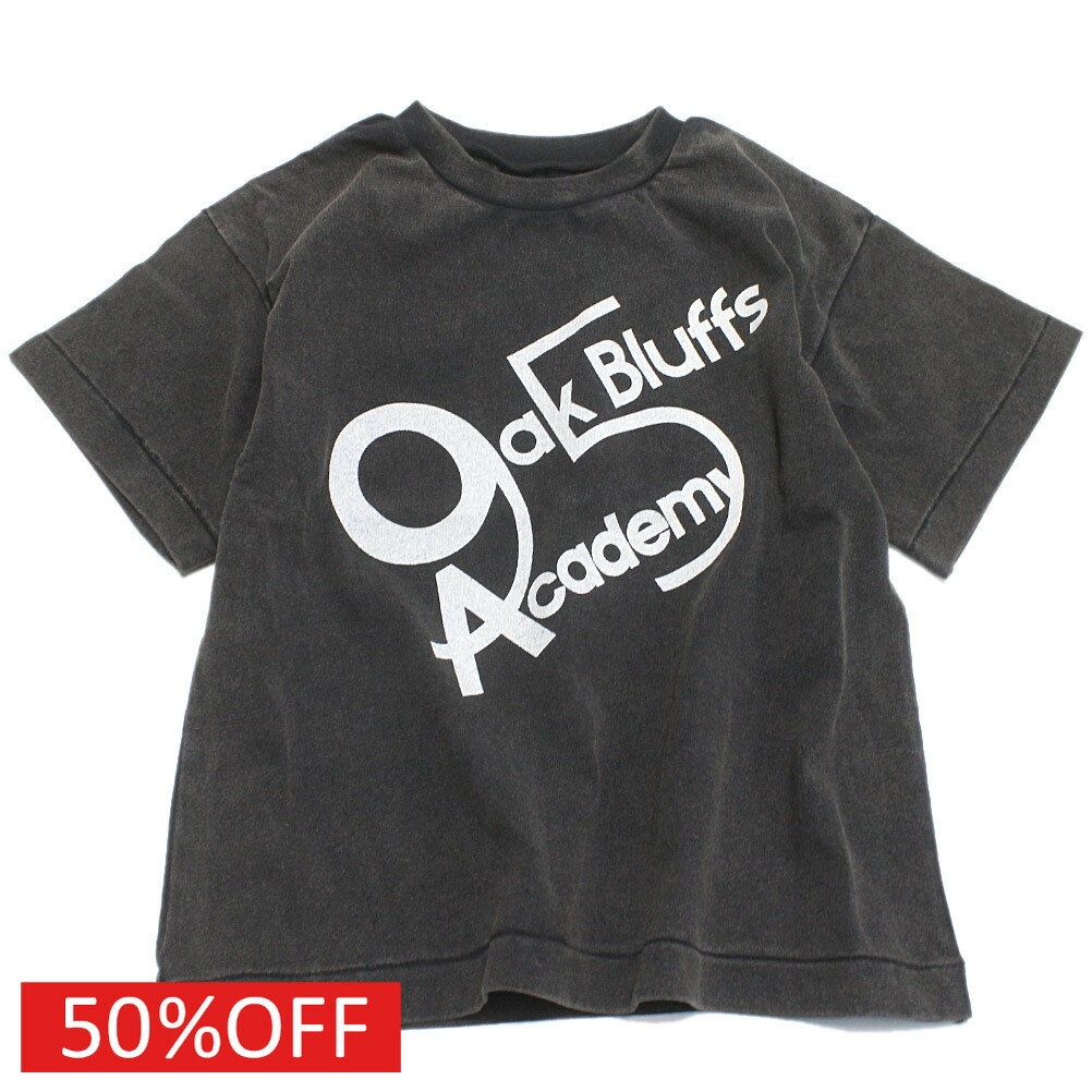 Other - 【ocean＆ground/オーシャンアンドグラウンド/子供服/ベビー/キッズ/ジュニア】 セール 【50%OFF】 ヴィンテージウォッシュロゴプリントTシャツ ブラック(BK)