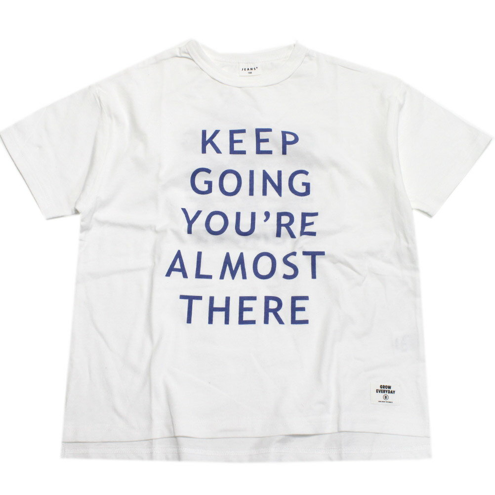 乐天商城 - 【JEANS.B/ジーンズベー】 KEEP GOING Tシャツ オフホワイト(OW)