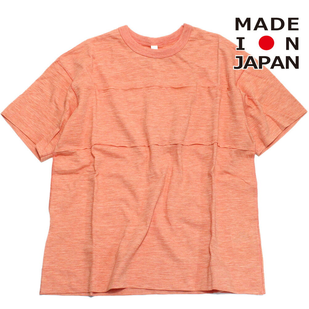 樂天商城 - 【MOUN TEN./MOUNTEN/マウンテン/子供服/ジュニア】 slub pocket Tシャツ (organic cotton) サーモン