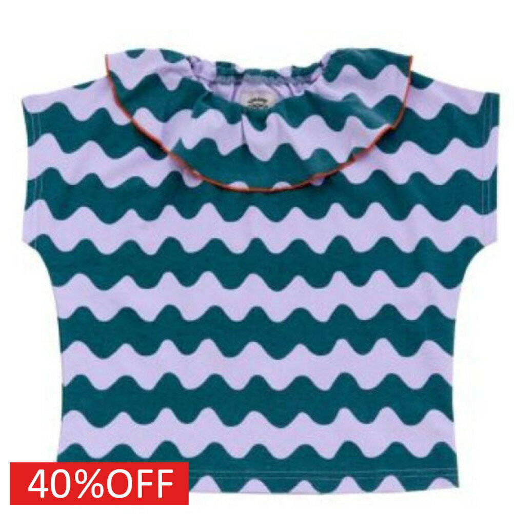 樂天商城 - 【ocean＆ground/オーシャンアンドグラウンド/子供服/ベビー/キッズ/ジュニア】 セール 【40%OFF】 ソウガラフリルカラーTシャツ ライトパープル(LP)