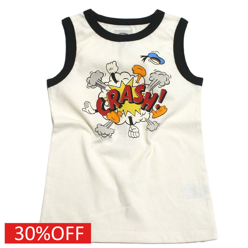 樂天商城 - 【ocean＆ground/オーシャンアンドグラウンド/子供服/ベビー/キッズ/ジュニア】 セール 【30%OFF】 NICE!FIGHT!プリントタンクトップ キナリ(KN)