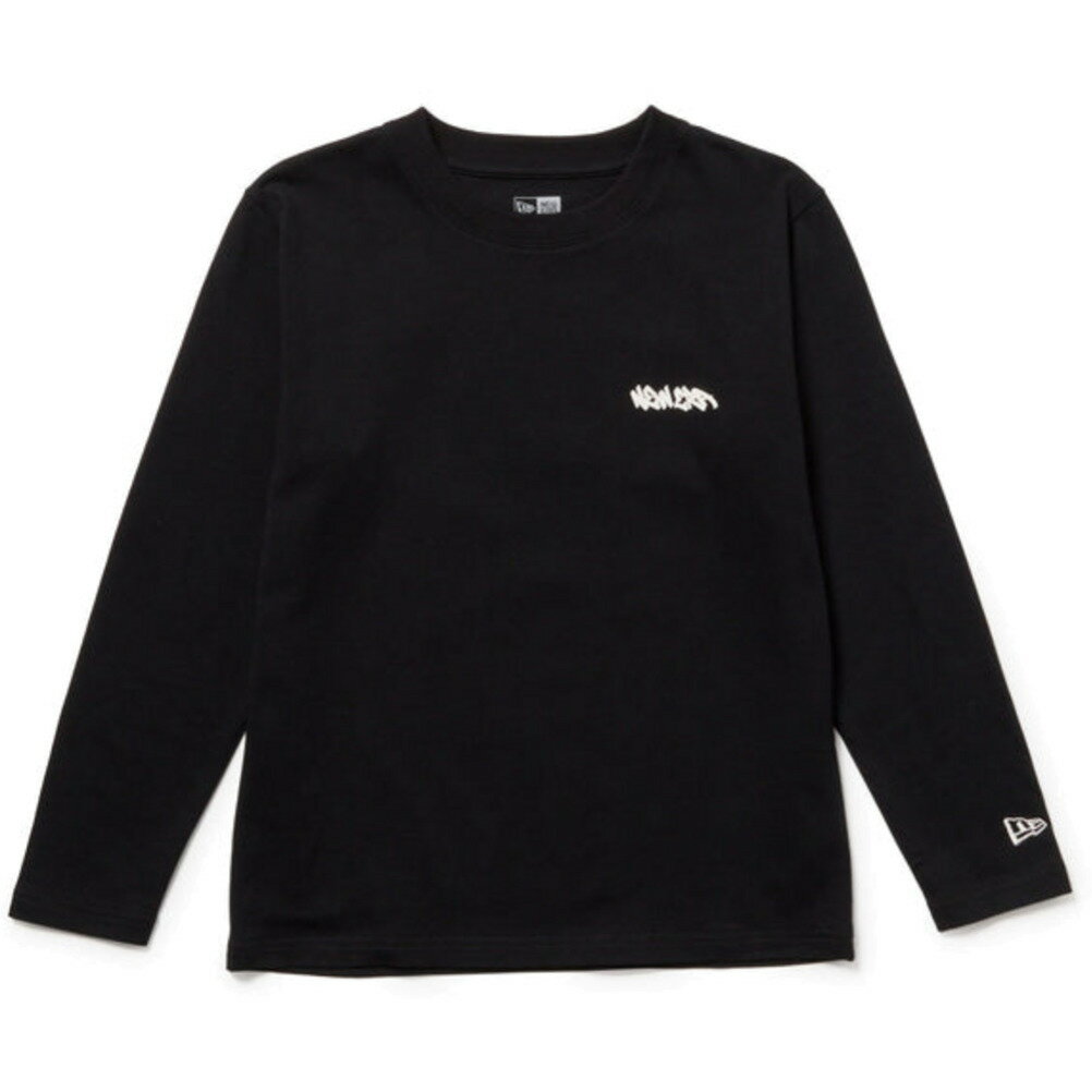 樂天商城 - 【NEWERA/キッズ/帽子/ニューエラ】 YOUTH TAGGING LS CT TEE ブラック
