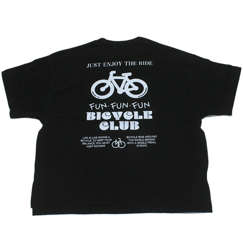樂天商城 - 【ジェネレーター/子供服/GENERATOR/ジュニア 】 BICYCLE Tシャツ ブラック(BK)