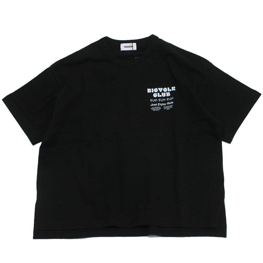 Rakuten - 【ジェネレーター/子供服/GENERATOR/ジュニア 】 BICYCLE Tシャツ ブラック(BK)