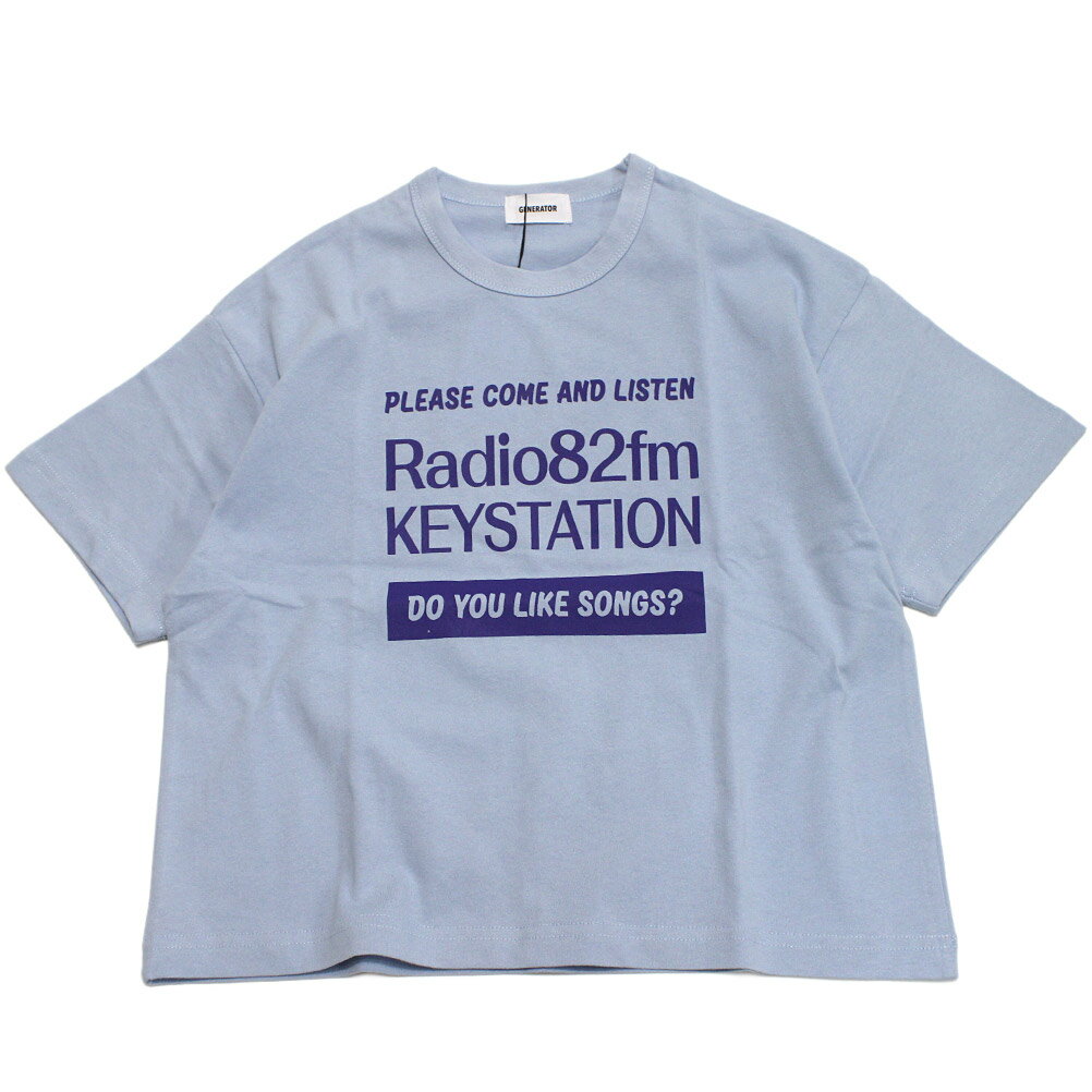 樂天商城 - 【ジェネレーター/子供服/GENERATOR/ジュニア 】 Radio Tシャツ サックス(SA)