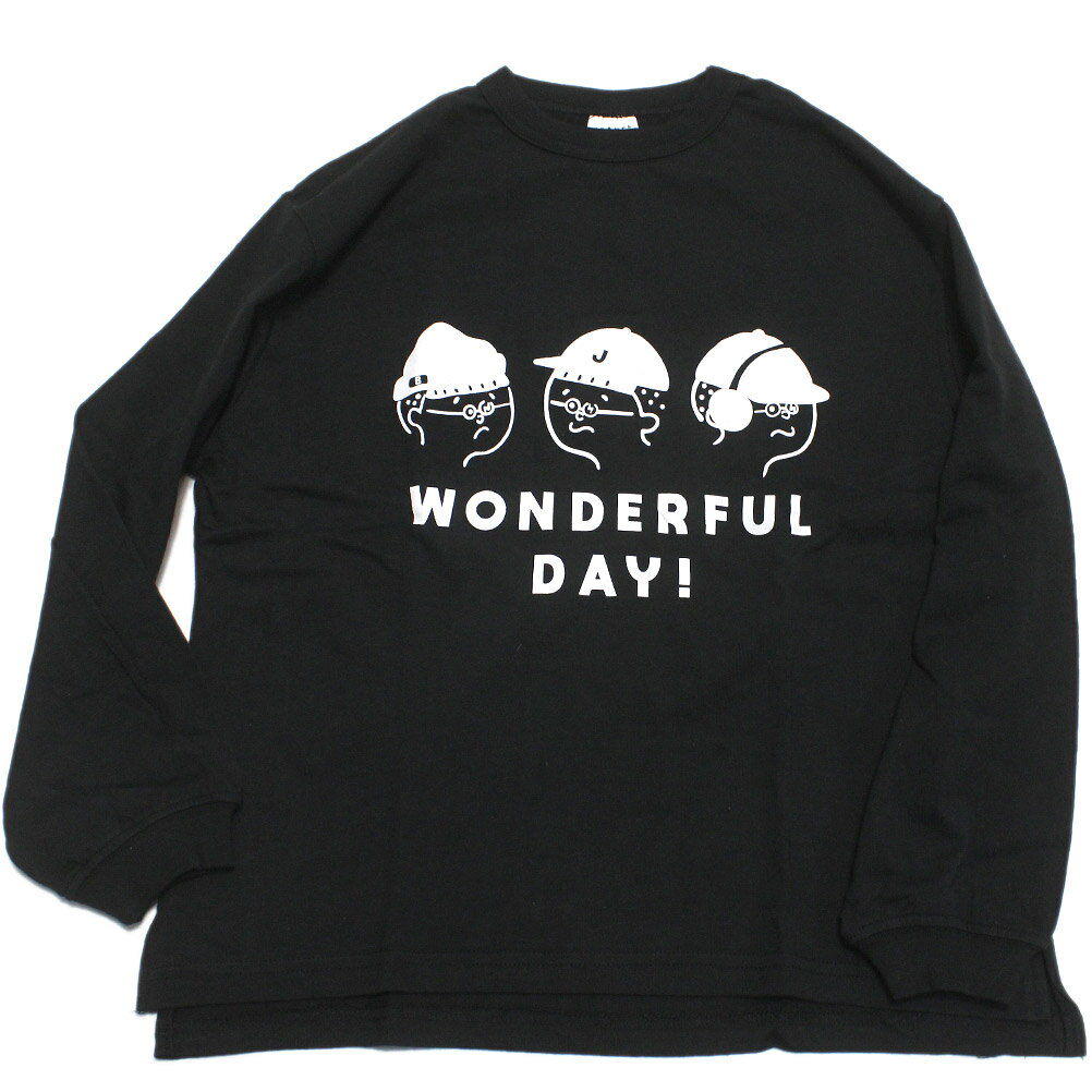 Other - 【JEANS.B/ジーンズベー】 WONDEFULロングTシャツ ブラック(BK)