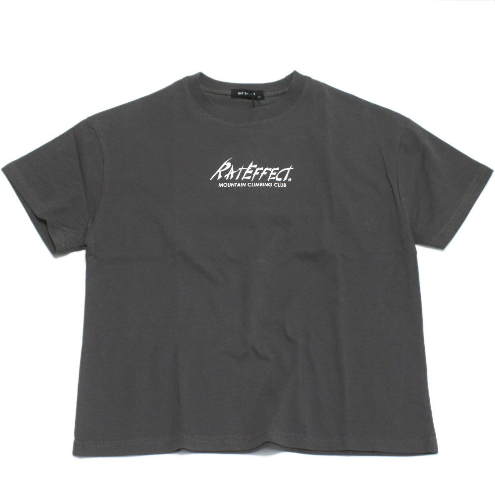 樂天商城 - 【RAT EFFECT ラットエフェクト 子供服 ジュニア】 RAT SHUTTER BIGTシャツ チャコールグレー