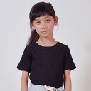 【子供服/ジュニア服/undeny./アンディニー】 リブTシャツ 【3月入荷予定】