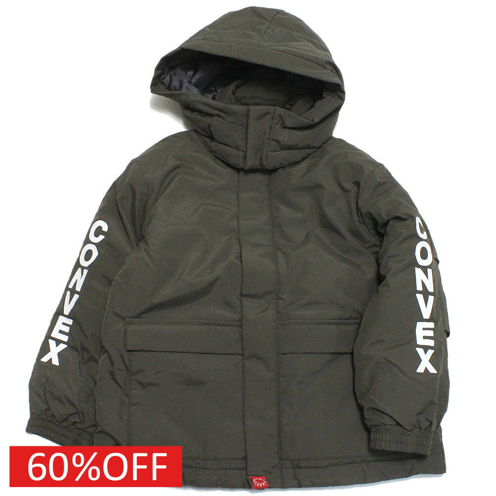 Down - 【コンベックス/CONVEX/子供服/ジュニア/キッズ】 セール 【60%OFF】 中綿ジャケット チャコール(23)