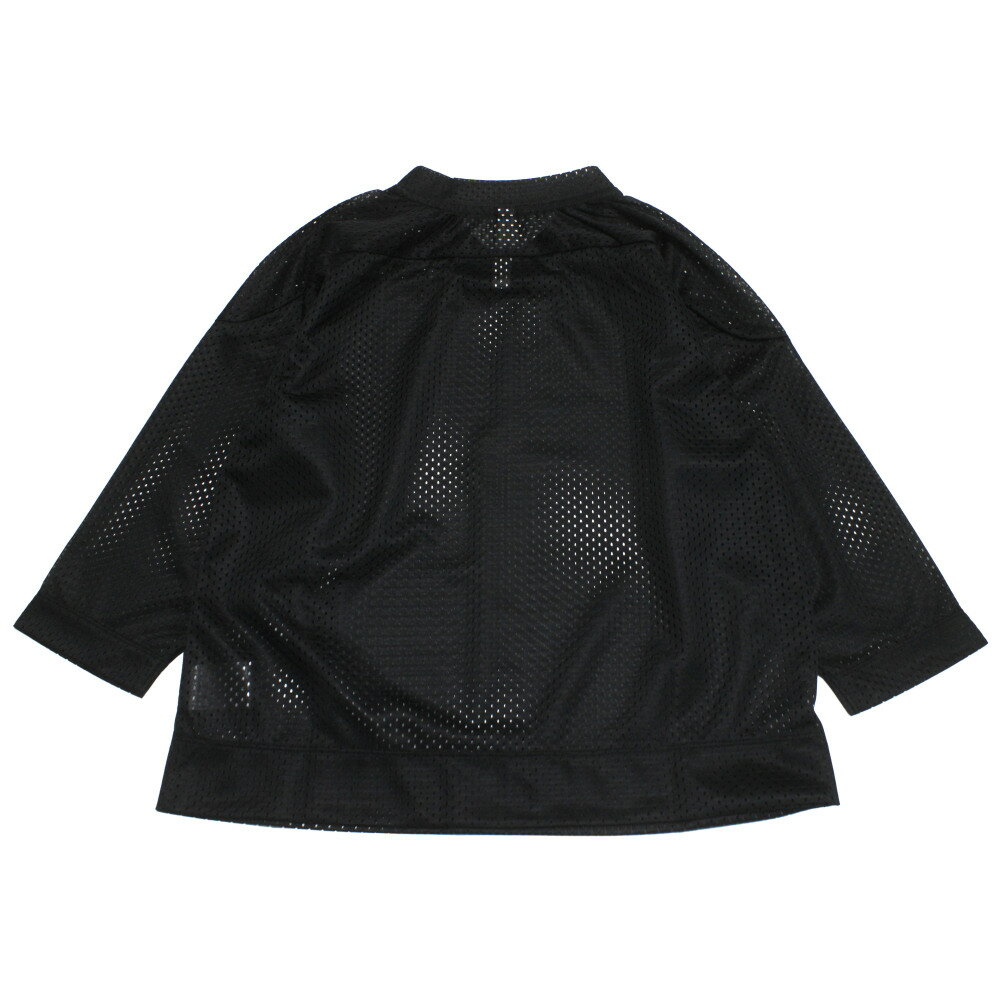 【MOUN TEN./MOUNTEN/マウンテン/子供服/ジュニア】 mesh football Tシャツ ブラック 3