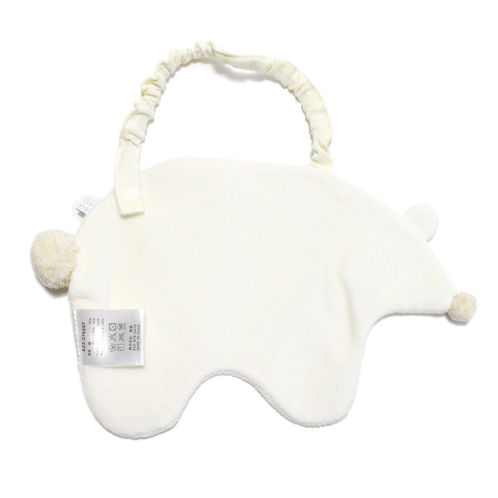 子供服ミリバールの【mocmof/モクモフ/ベビー/出産祝い】 セール 【50%OFF】 ぬいぐるみスタイ くま(BE)｜アングル2